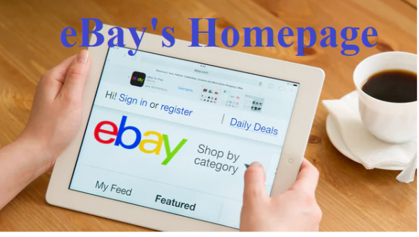 Ebay's Homepage - How To Start Selling On Ebay - Sunrise