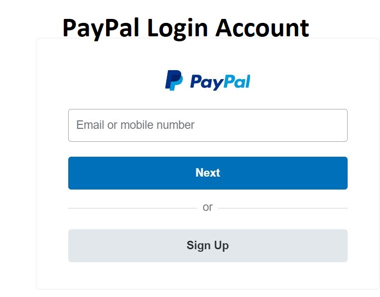 PayPal Login Log In To My PayPal Account PayPal Sign Up PayPal 