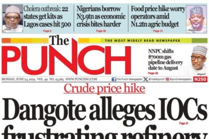 Daily Review of Nigerian Newspaper Pages